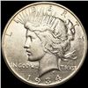 1934-S Silver Peace Dollar ABOUT UNCIRCULATED