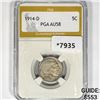 1914-D Buffalo Nickel PGA-AU58