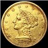 1873 $2.50 Gold Quarter Eagle UNCIRCULATED