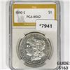 1890-S Morgan Silver Dollar PGA-MS62