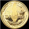 Image 2 : 1987 .24oz Gold $5 Constitution Eagle GEM PROOF