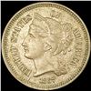 Image 1 : 1867 Nickel Three Cent LIGHTLY CIRCULATED