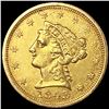 Image 1 : 1843 $2.50 Gold Quarter Eagle UNCIRCULATED