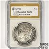 Image 1 : 1878 7TF Morgan Silver Dollar PGA-MS62 DMPL Rev