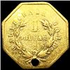 Image 2 : 1871 Octagonal California Gold Dollar