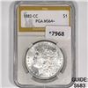 Image 1 : 1882-CC Morgan Silver Dollar PGA-MS64+