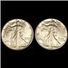 1945 (2) Walking Liberty Coins UNCIRCULATED