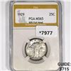 1929 Standing Liberty Quarter PGA-MS65 50% FH