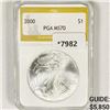 2000 American Silver Eagle PGA-MS70