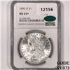 Image 1 : 1890-O CAC Morgan Silver Dollar NGC-MS64+
