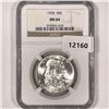 Image 1 : 1955 Franklin Half Dollar NGC-MS64