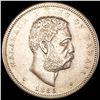 Image 1 : 1883 Kingdom of Hawaii Half Dollar CLOSELY UNC