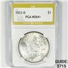 1923-D Silver Peace Dollar PGA-MS64+