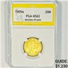 1909A 20M Germany-Prussia Gold .2305oz PGA-MS62
