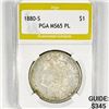 1880-S Morgan Silver Dollar PGA-MS65 PL