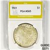 1921 Morgan Silver Dollar PGA-MS65