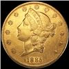 1885-S $20 Gold Double Eagle CLOSELY UNCIRCULATED