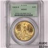1909-S $20 Gold Double Eagle PCGS-MS60