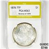 Image 1 : 1878 Morgan Silver Dollar PGA-MS63