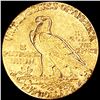Image 2 : 1909 $2.50 Gold Quarter Eagle UNCIRCULATED