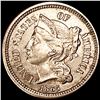 Image 1 : 1865 Nickel Three Cent CLOSELY UNCIRCULATED