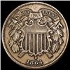 Image 1 : 1864 Two Cent Piece NEARLY UNCIRCULATED