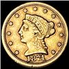 Image 1 : 1871-S $2.50 Gold Quarter Eagle LIGHTLY