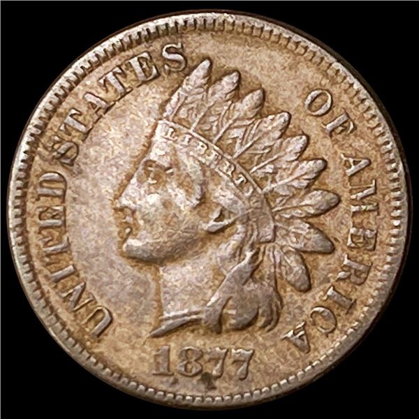 1877 Indian Head Cent NEARLY UNCIRCULATED