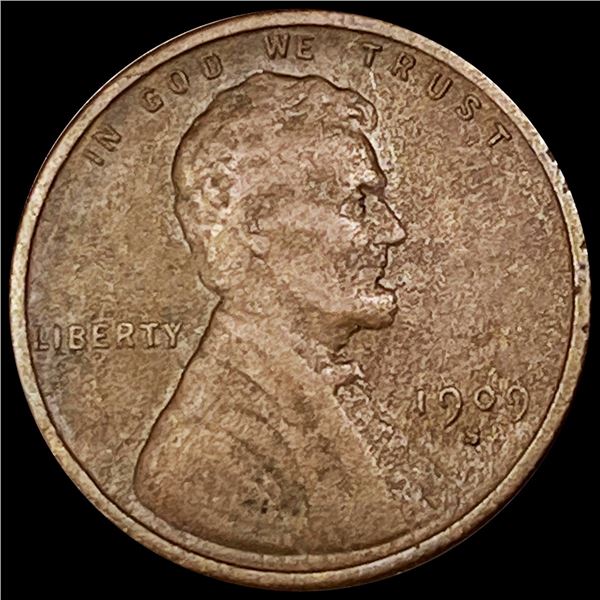 1909-S Wheat Cent NEARLY UNCIRCULATED