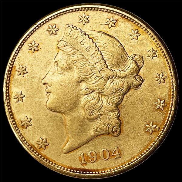 1904-S $20 Gold Double Eagle UNCIRCULATED