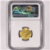 Image 2 : AH1377//1958 Egypt Gold 1/2PND U.A.R. NGC-MS63