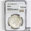 Image 1 : 1921 Morgan Silver Dollar NGC-MS64