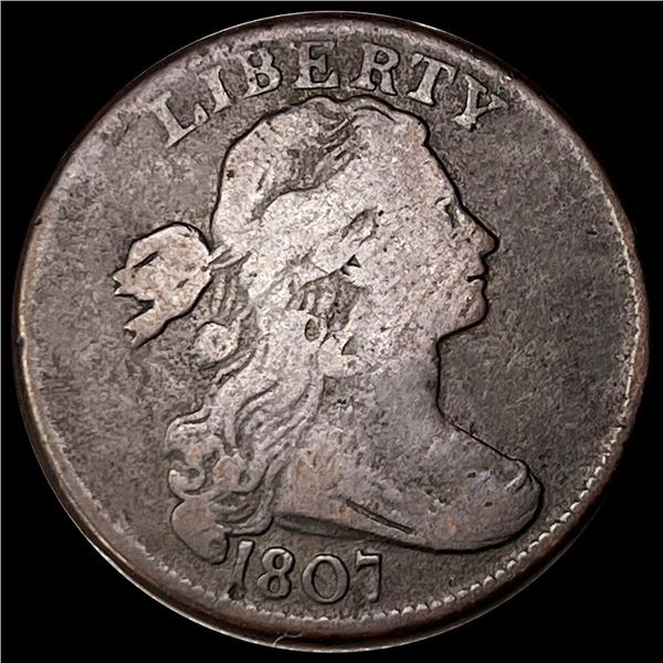 1807 Large Cent NICELY CIRCULATED