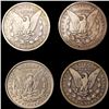 Image 2 : (4) Morgan Silver Dollars NICELY CIRCULATED