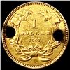 Image 2 : 1862 Rare Gold Dollar UNCIRCULATED