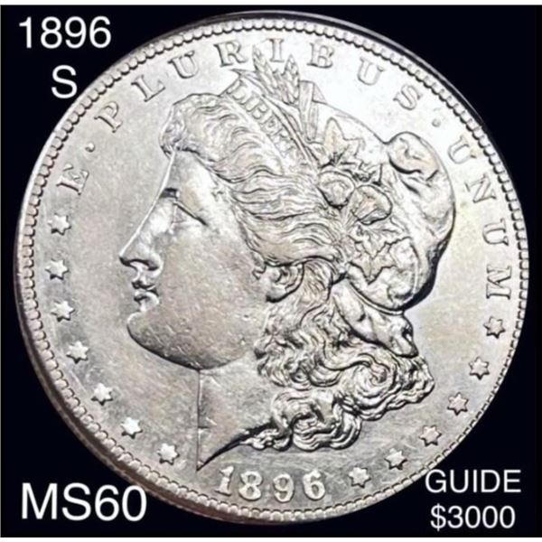 1896-S Morgan Silver Dollar UNCIRCULATED