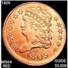 Image 1 : 1809 Classic Head Half Cent MS64 RD