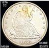 1876-CC Seated Liberty Half Dollar UNCIRCULATED
