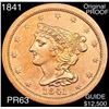 1841 Braided Hair Half Cent CHOICE PROOF
