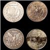 Image 2 : (4) Morgan Silver Dollars LIGHTLY CIRCULATED