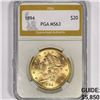 Image 1 : 1894 $20 Gold Double Eagle PGA-MS63