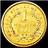 Image 2 : 1851 Rare Gold Dollar UNCIRCULATED