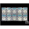 (10) 2021-P PHIL American Silver Eagles ICG-MS70