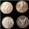 Image 2 : (4) Misc Silver Dollars