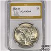 Image 1 : 1926-D Silver Peace Dollar PGA-MS64