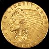 Image 1 : 1914 $2.50 Gold Quarter Eagle UNCIRCULATED