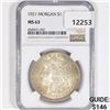 Image 1 : 1921 Morgan Silver Dollar NGC-MS63
