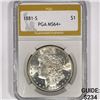 Image 1 : 1881-S Morgan Silver Dollar PGA-MS64+