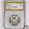 Image 1 : 1936-D Washington Silver Quarter PGA-MS64