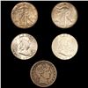 Image 1 : (5) Misc Half Dollars